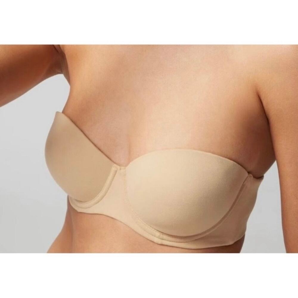 Soma Embraceable Multiway Strapless Bra in cream nude 36DD